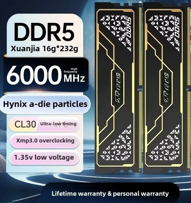 Ddr5 16Gb 6000Mhz - Memori Desktop DDR5 6000MHz 16GB dengan