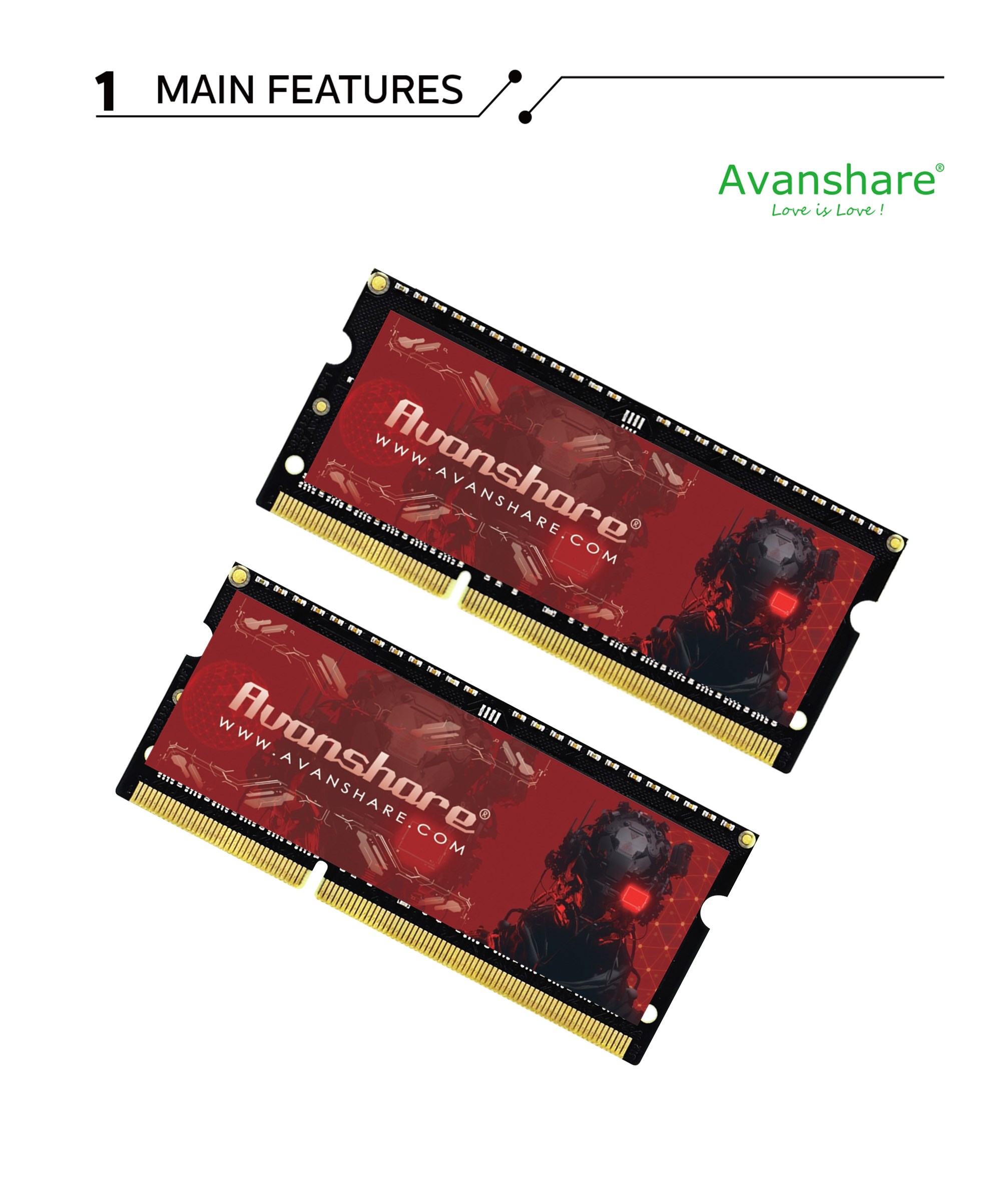 Ddr5 4800Mhz - Memori RAM Avanshare DDR5 DDR4 DDR3